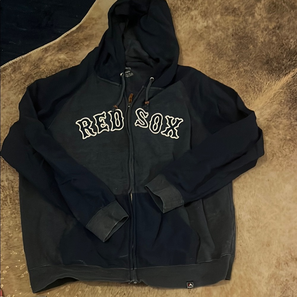 Red Sox Navy Hoodie Jacket